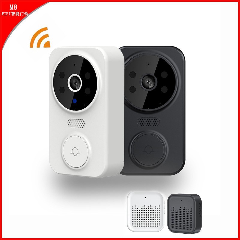 Home Security Video - Sonnette de porte intelligente Tuya WIFI,