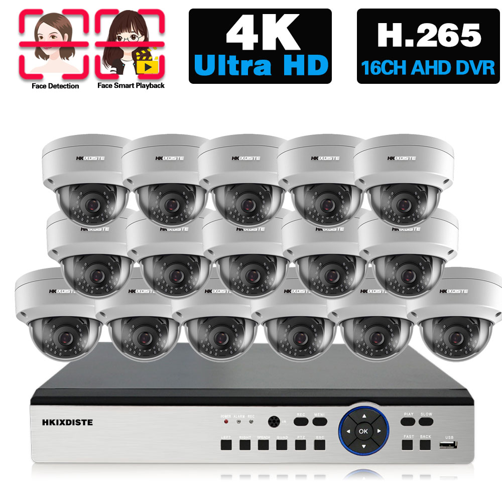 Home Security Video - Kit de vidéosurveillance 4K Ultra HD
