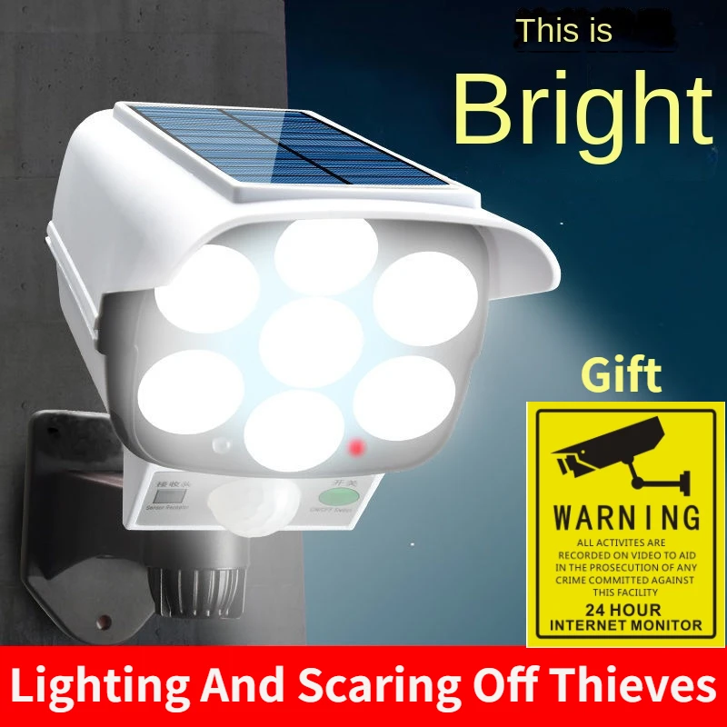 Camera Solar Wireless - Lumière solaire extérieure capteur de mouvement