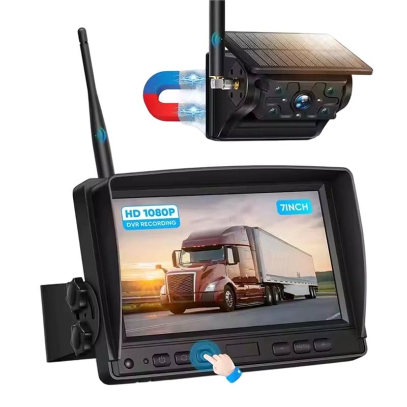 Camera Solar Wireless - Moniteur de voiture solaire ABSY, chargeur