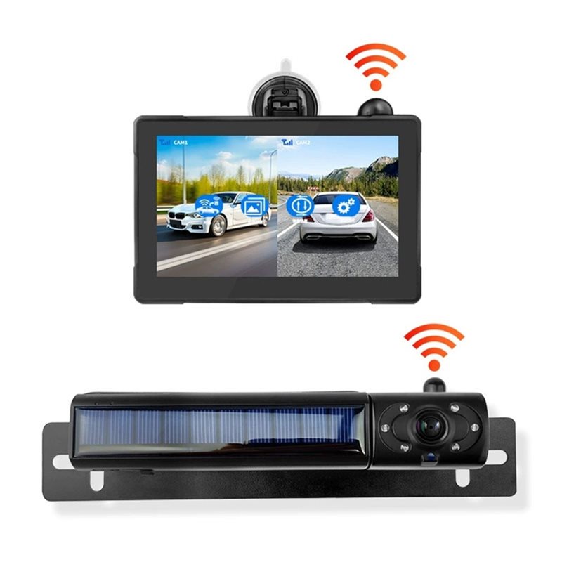 Camera Solar Wireless - Système de caméra de recul sans