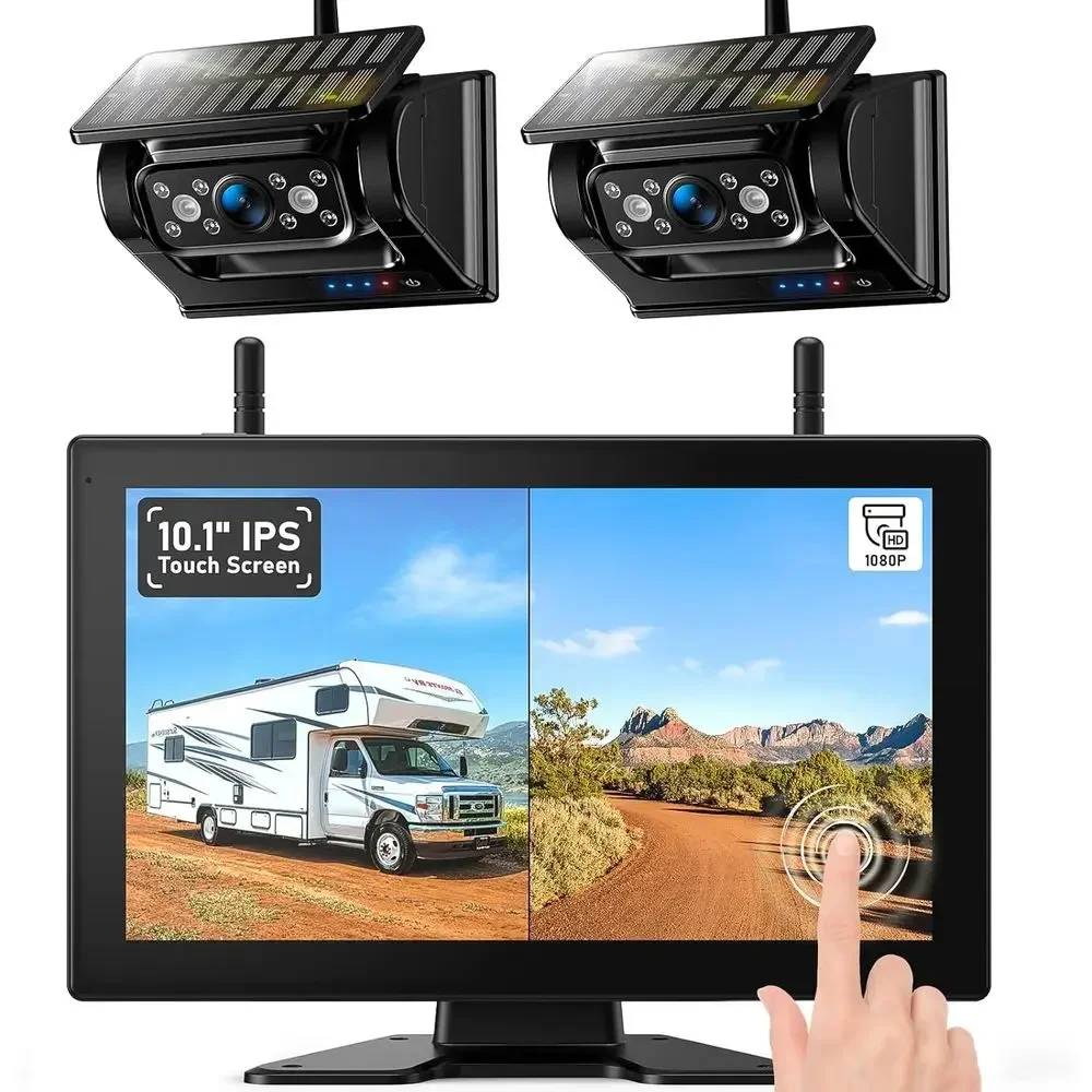 Camera Solar Wireless - Caméra de recul solaire magnétique sans