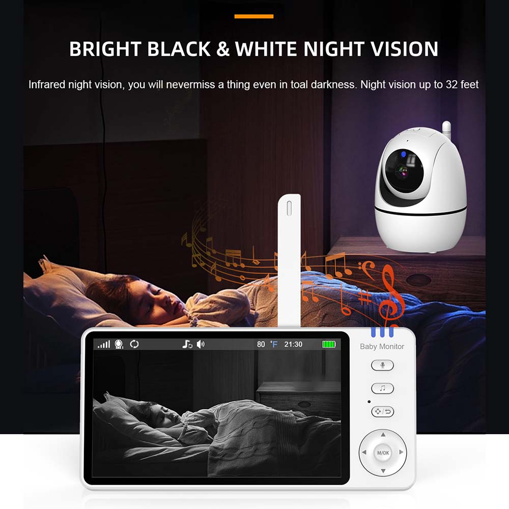 Moniteur vidéo pour bébé de 5  - Home Security Video avis et prix