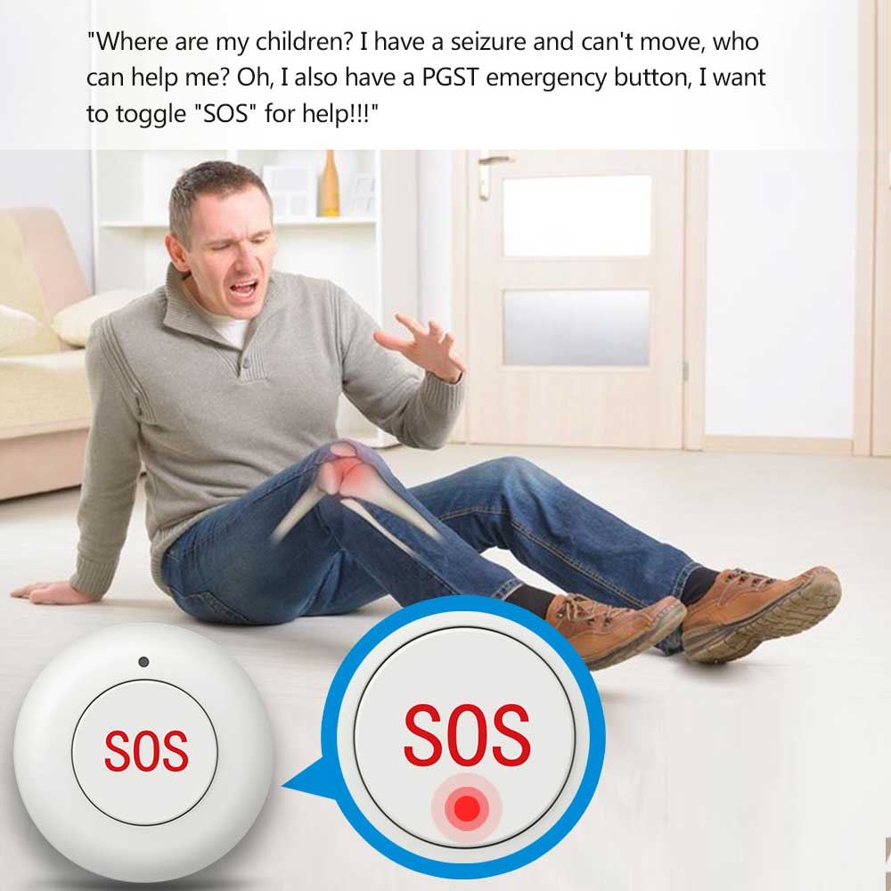 Bouton SOS sans fil, sonnette  - Sim Gsm Alarm avis et prix