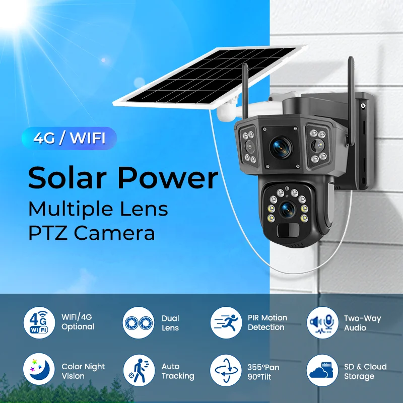 Caméra de surveillance solaire - Camera Solar Wireless avis et prix