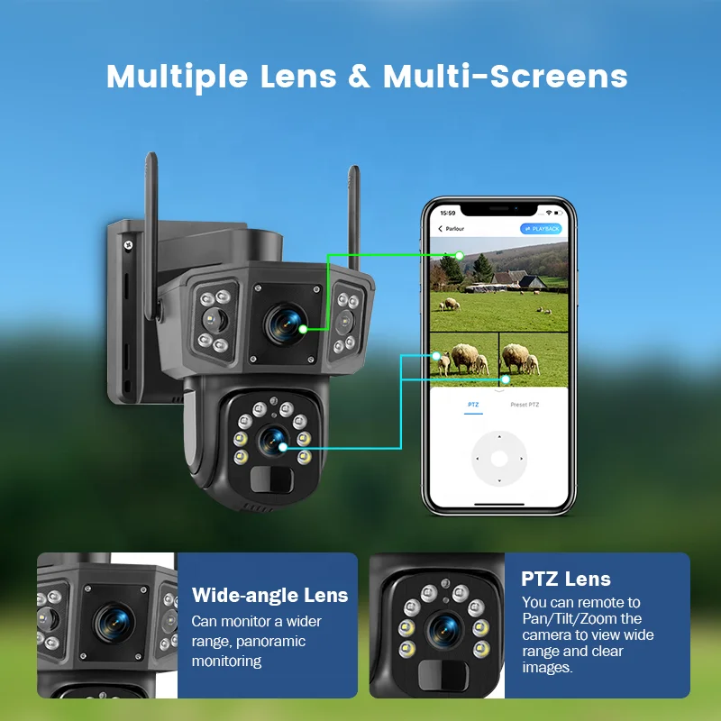 Caméra de surveillance solaire - Camera Solar Wireless avis et prix