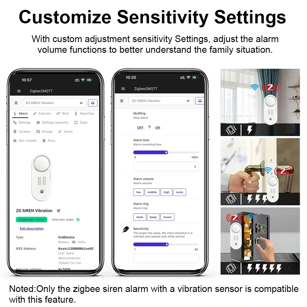 Haozee Zigbee – sirène d'alarm - Home Security Options avis et prix