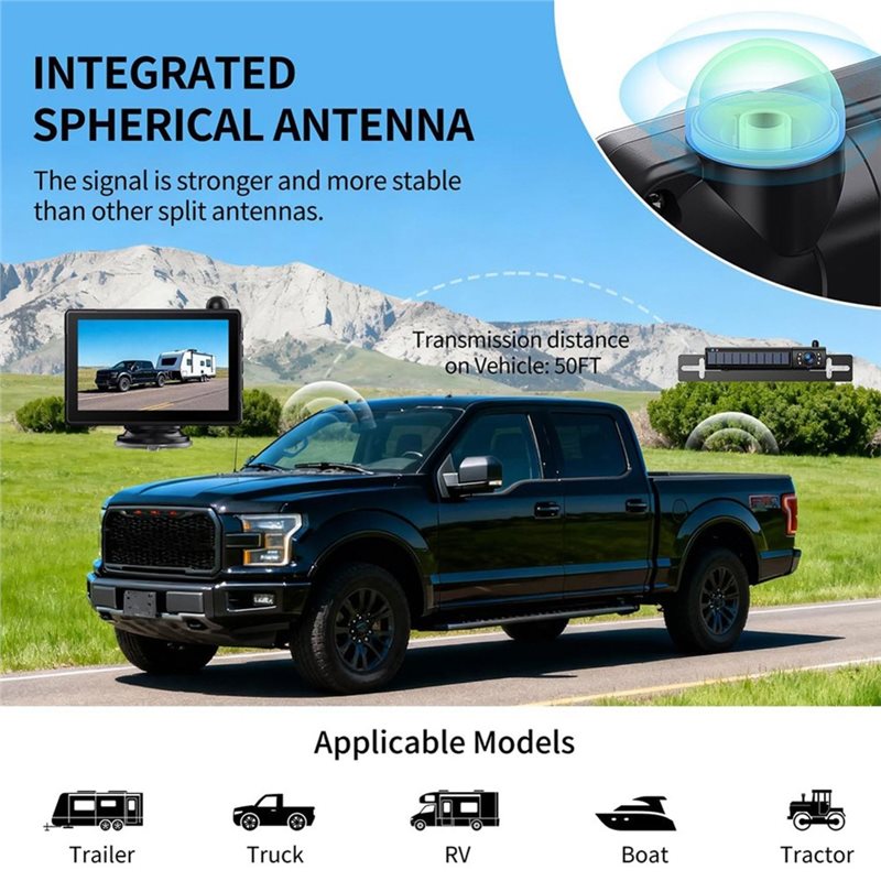 Système de caméra de recul san - Camera Solar Wireless avis et prix
