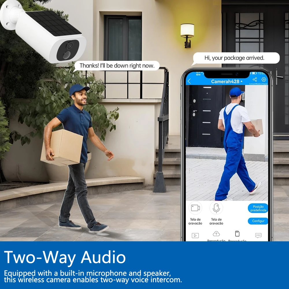 Caméra solaire sans fil 5MP Tu - Camera Solar Wireless avis et prix