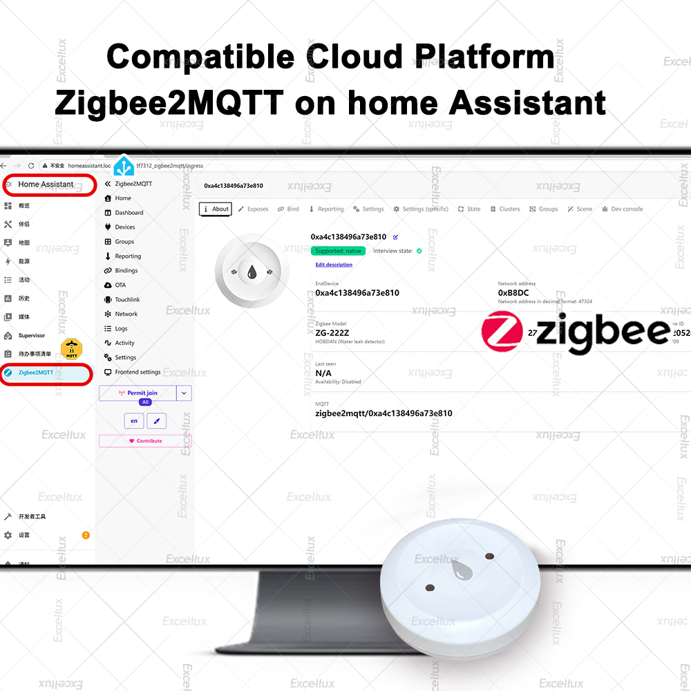 Zigbee – détecteur d'eau, capt - Home Security And Monitoring avis et prix