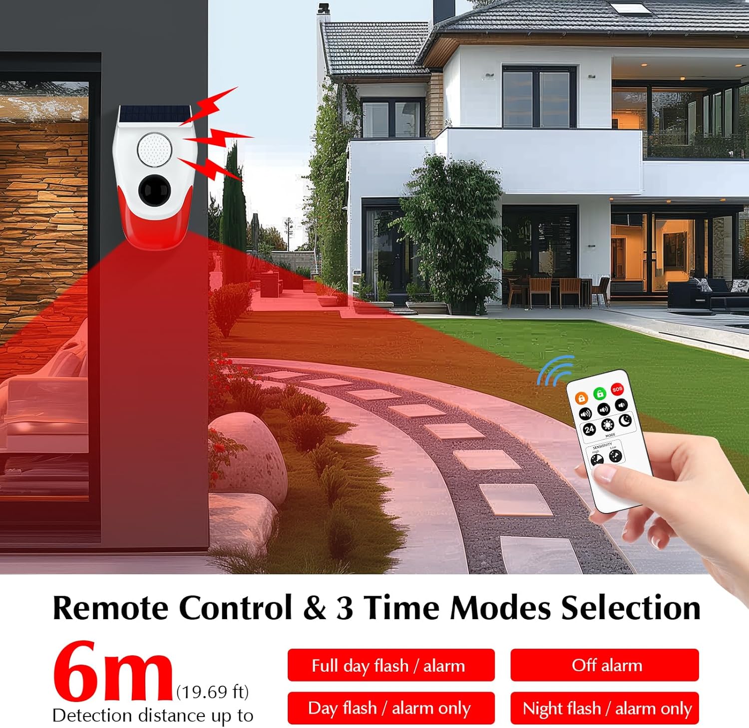 Alarme extérieure de capteur d - Home Security Lights Outdoors avis et prix