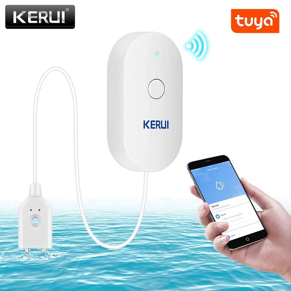 KERUI WiFi capteur d'eau maiso - Home Security And Monitoring avis et prix