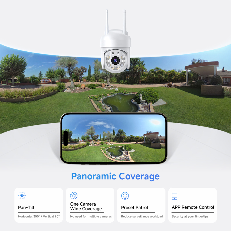 Caméra PTZ dôme rapide 8MP 4K  - Home Security Options avis et prix