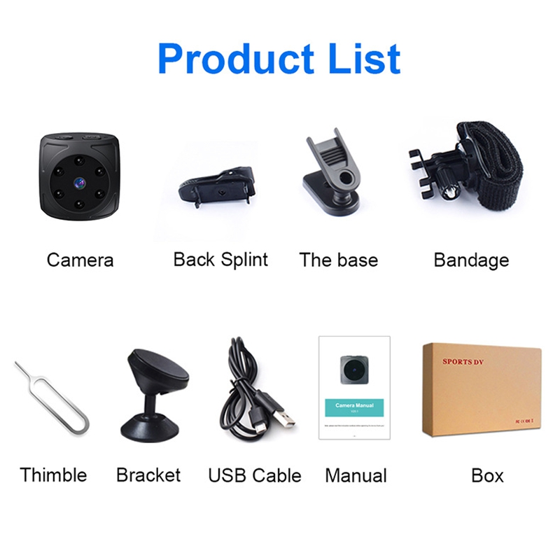 Mini caméra HD 1080p portable, - Home Security Video avis et prix