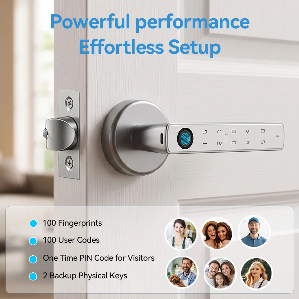 Serrures de porte à empreintes - Home Security Options avis et prix