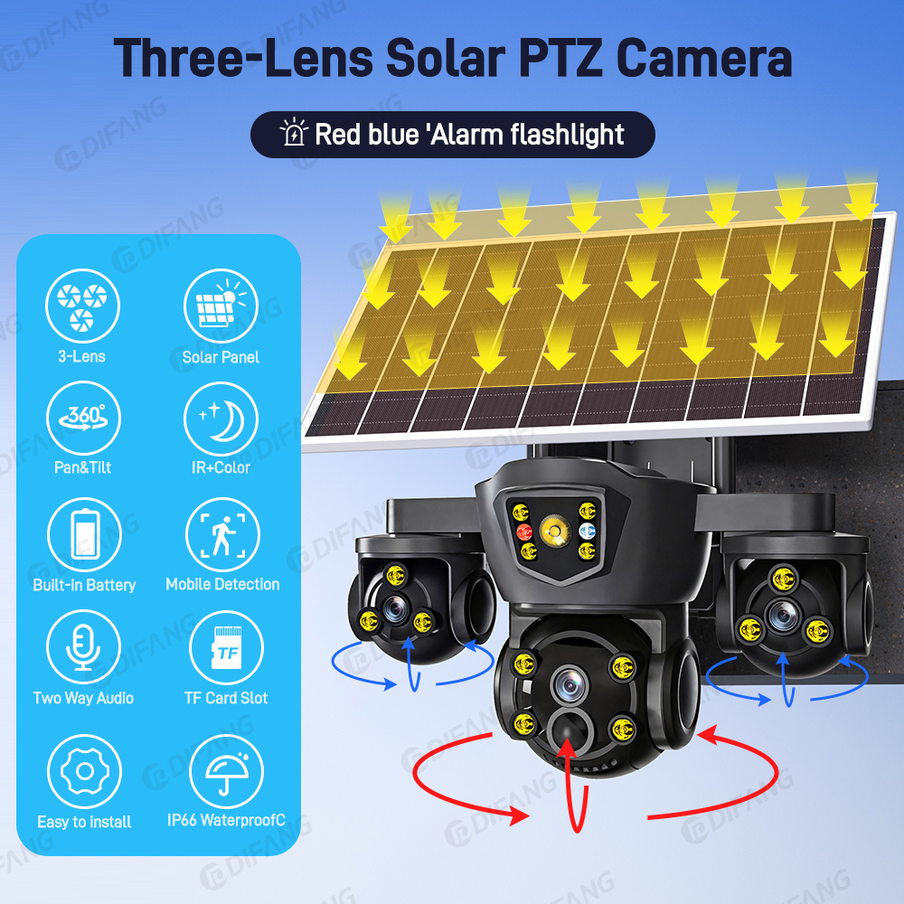 Caméra solaire WIFI V380 Pro n - Camera Solar Wireless avis et prix