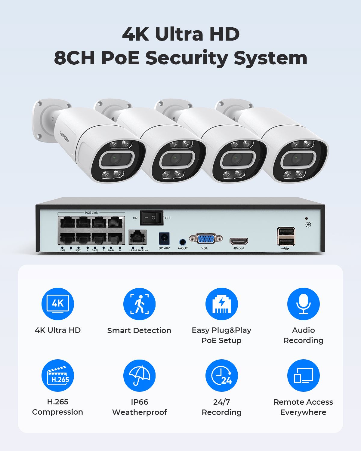 Système de caméra de sécurité  - Home Security And Monitoring avis et prix