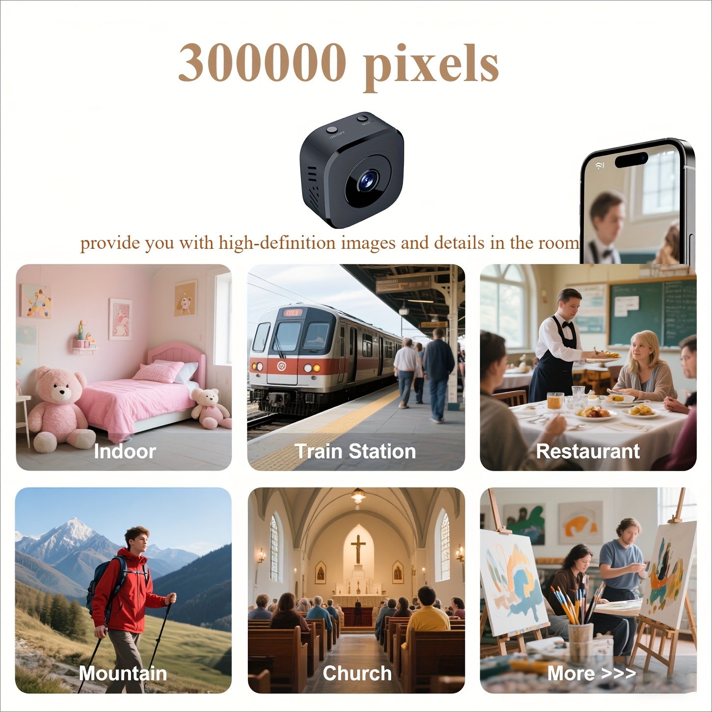 1080P HD Mini caméra WiFi sécu - Home Security And Monitoring avis et prix