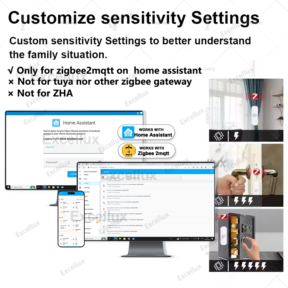 Zigbee capteur de vibrations i - Home Security And Monitoring avis et prix