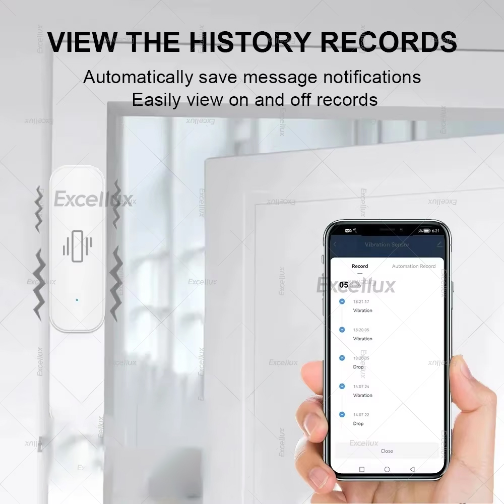 Zigbee capteur de vibrations i - Home Security And Monitoring avis et prix