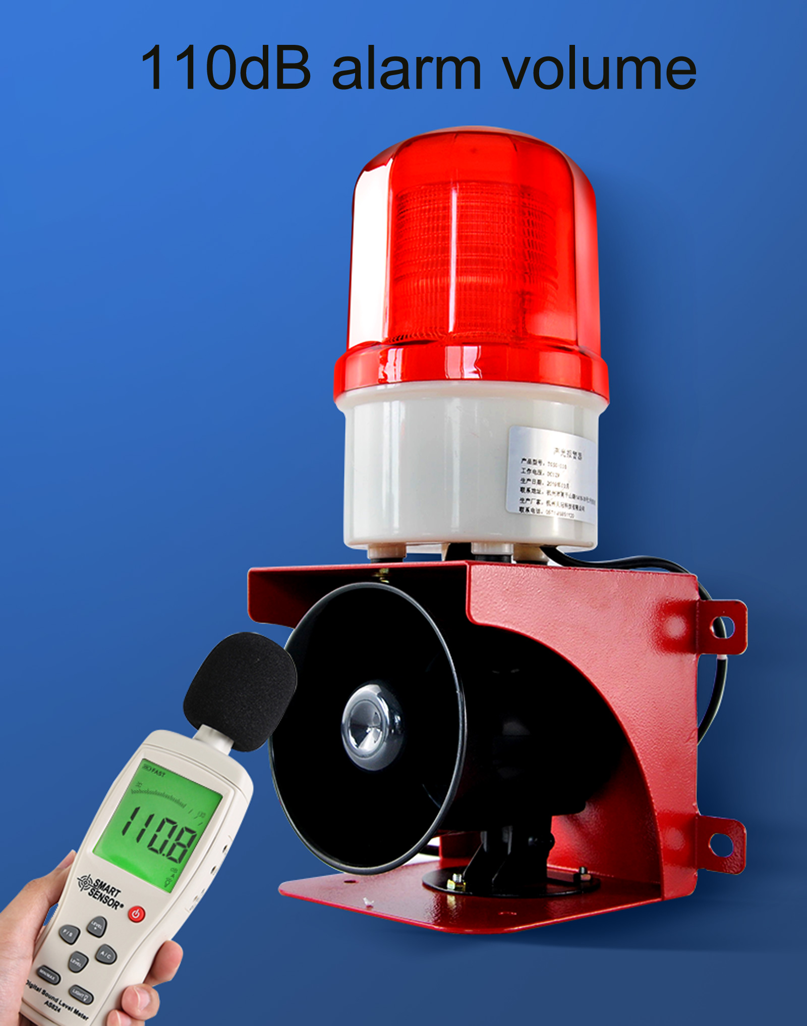 Sirène d'alarme industrielle e - Home Security Lights Outdoors avis et prix