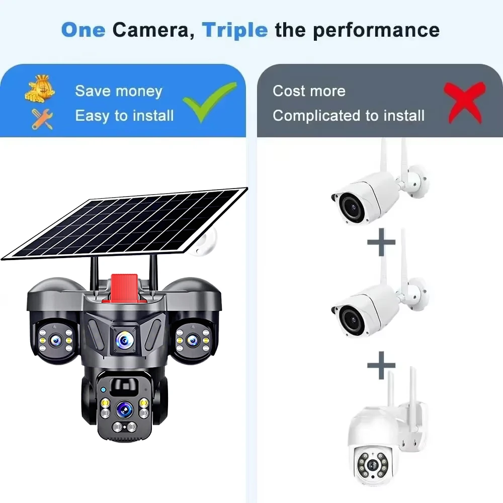 KERUI V380 Pro extérieur PTZ 6 - Home Security Video avis et prix