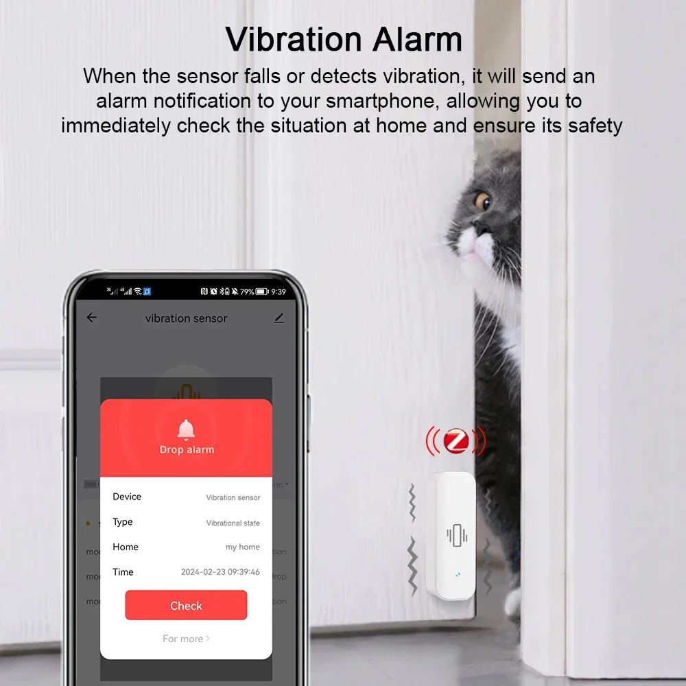 Capteur de vibration intellige - Home Security And Monitoring avis et prix