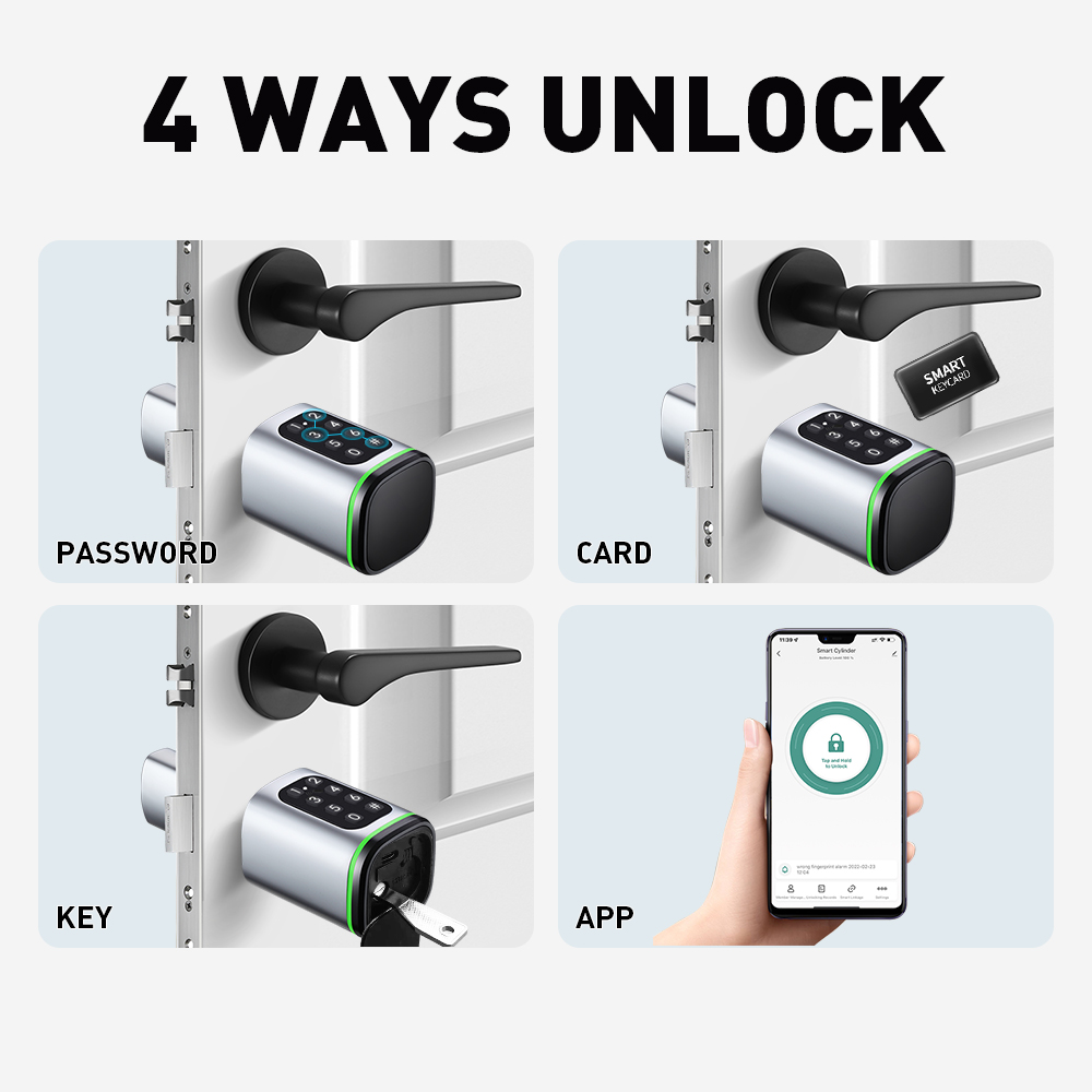 Serrure à cylindre intelligent - Home Security Keypad avis et prix